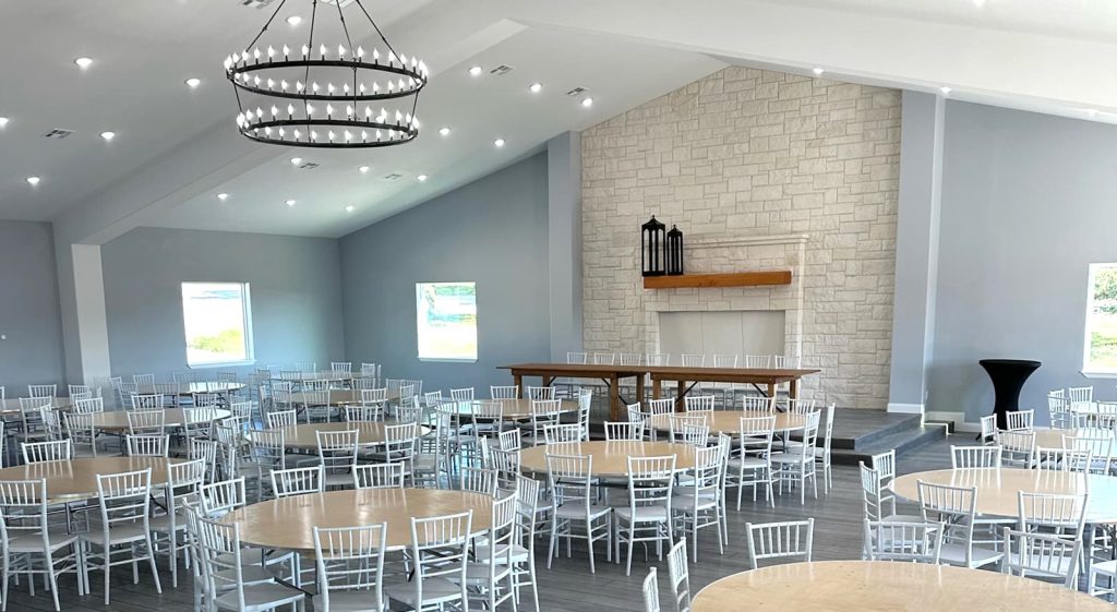 Corporate reception area